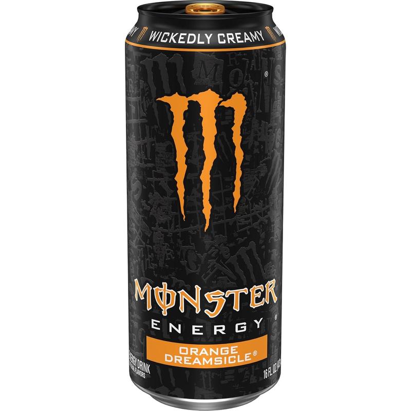 Monster Energy Orange Dreamsicle, Energy Drink, 16 Ounce (Pack of 15)