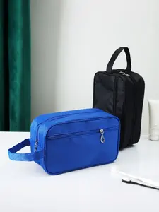 Men's Waterproof Football Pattern Wash Bag, Portable Simple Makeup Bag, Outdoor Travel Toiletries Storage, Travel Essentials Bag, Handheld Durable Design