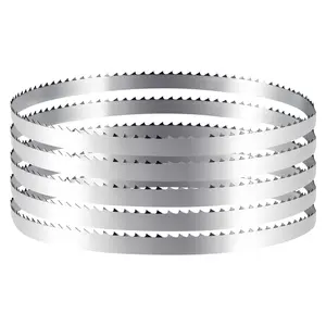 VEVOR Bandsaw Blade, 72 Inch Length, 4 TPI Band Saw Blade with 18 HRC Hardened Sharp Teeth, SK5 High-Strength Carbon Steel, 0.5 Inch Width, Replacement for Major Woodworking Band Saw Brands, 1 Pack