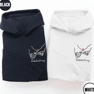 Custom Matching T-Shirt/Sweatshirt/Hoodie, Pinky Promise Hoodie, Personalized Name Sweater For Valentines Day Gift, Anniversary Gift