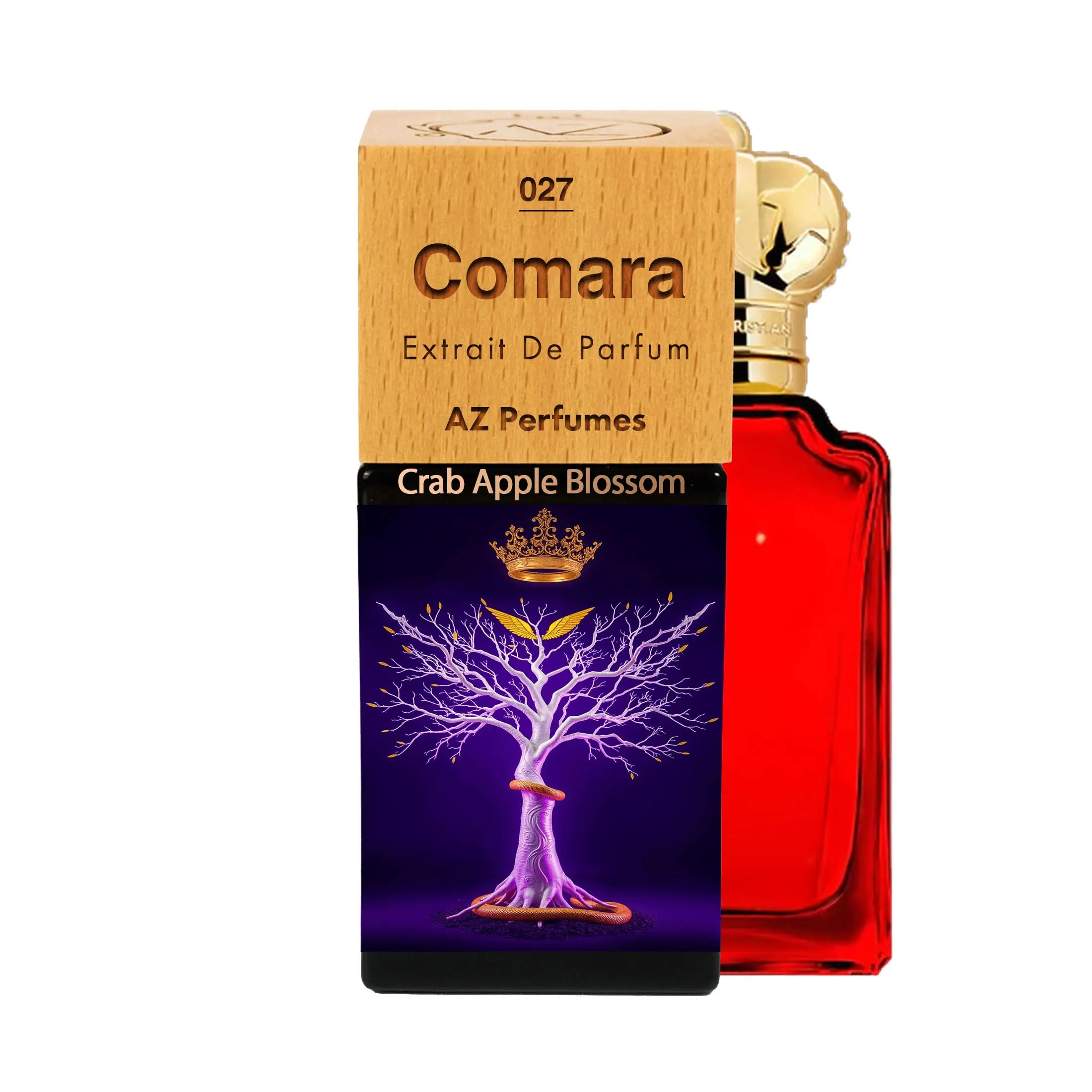 Comara N°27 | Unisex | Az | Extrait De Parfum | Sea Notes, Bergamot and Apple Blossom; Mojito and Rhubarb; Driftwood and Sandalwood.