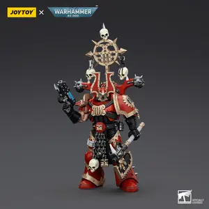 JOYTOY Warhammer 40,000 1/18 Action Figure World Eaters Khorne Berzerker with Berzerker lcon JT00546