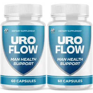 (2 Pack) Uro Flow for Prostate Health & Urinary Support Supplement 120 Caps