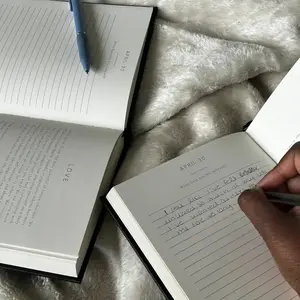 Daily Self Growth Journal - Gratitude, Goal Setting Notebook for Motivation, Mental Wellness (Office Stationery)