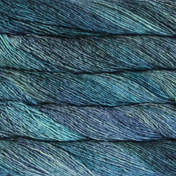 Malabrigo Washed 100% Superwash Merino Wool Premium Worsted Yarn - Single Ply, Luxuriously Soft, Hand-Dyed Richness, Machine Wash Easy-Care for Makers' Garments, Gift Projects, Knitting Accessories