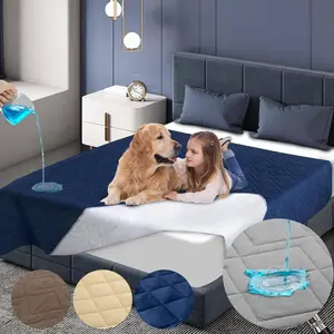 Moonsea Waterproof Pet Blanket for Dog/Cat, Washable Dog Bed Cover with Non-Slip Bottom, Soft Sofa Couch Cover, Reusable Mattress Furniture Protector, Portable Lightweight Indoor Outdoor Dog Pads Training Mat, Pet Supplies #TiktokshopStockUp