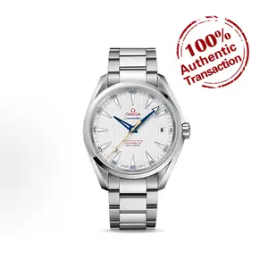 OMEGA Seamaster Aqua Terra 150M Men's Automatic Watch, 41.5mm Silver Dial Steel Case