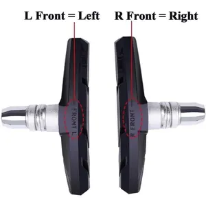 1pair Rubber V Brake Pads, MTB And Road Bike Accessories