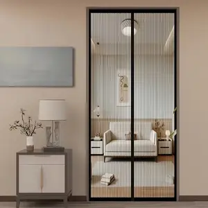 AIYYIPA [Magnetic Closure Screen Door] Heavy Duty Fiberglass Mesh, Self-Sealing & Tear Resistant, Easy Assembly, Summer Prevents Insects, Suitable for Bedroom, Kitchen, Dining Area, and Balcony - Modern Door Screen
