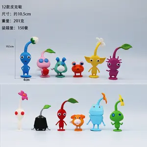 12PCS New Pikmin 4 Series Olimar Action Figure Game Character Model Collectible Toy Decor Gift