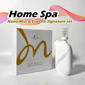 LACHATRE BEAUTY: Home Spa Signature Set Combine with EcoOrb Anti-Aging Serum & Nano-Mist & Lac Nano Case with Niacinamide or Retinol or Centella Asiatica for Elasticity Enhancing Moisturizing Repairing Day & Night Skincare Beauty Kit SummerVibes Hydration