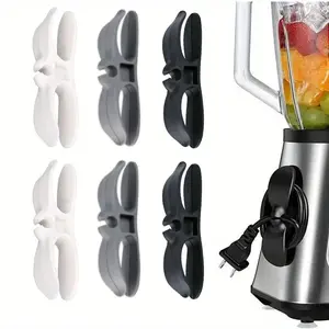 Kitchen Appliance Cord Winder Organizer, 4 Counts Cable Management Clip Holder, Air Fryer Accessories for Air Fryer, Coffee Machine, Kitchen Utensils & Gadgets