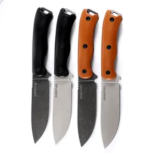 DC53 steel blade, G10 handle, fixed blade, suitable for work, camping, and multi-purpose use.