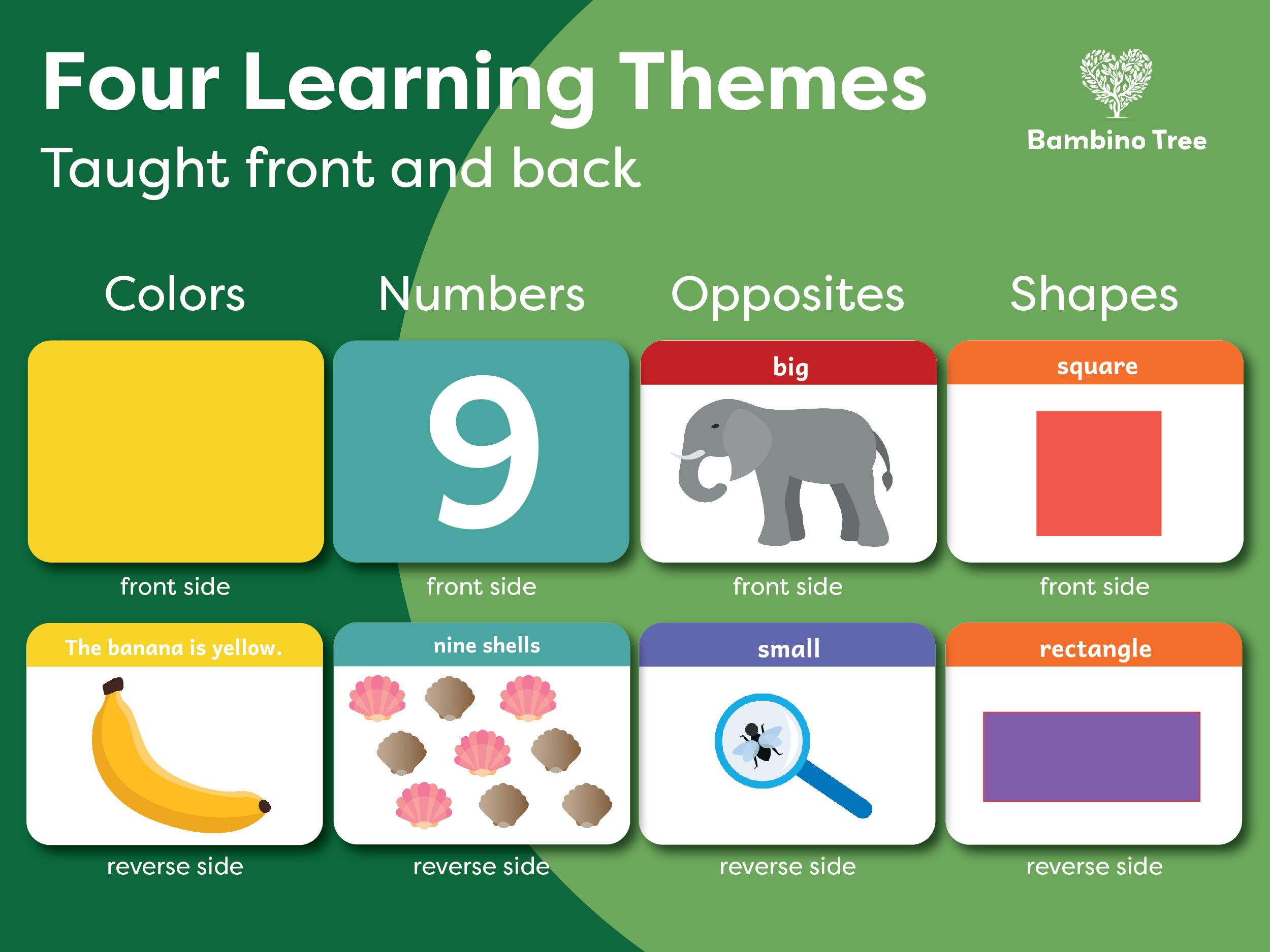 Toddler Flash Cards - Learn Colors, Numbers, Shapes, Opposites on Thick Jumbo Flashcards for Early Learners - Teacher Designed for Preschool, Kindergarten & Toddlers