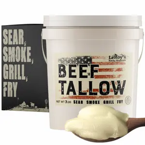 LeRoy's Rocky Mountain Beef Tallow for Soapmaking - 7 lb Bucket