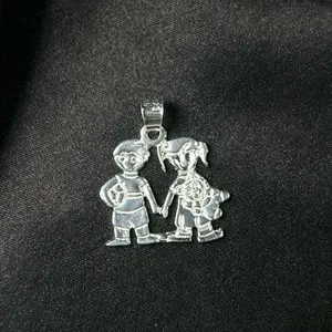 Dije de hermanos/ niño y niña 925