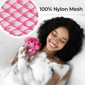 African Exfoliating Net Sponge, Ethically Sourced from Nigeria Bath Sponge, Smooth Skin Bath Sponge Shower