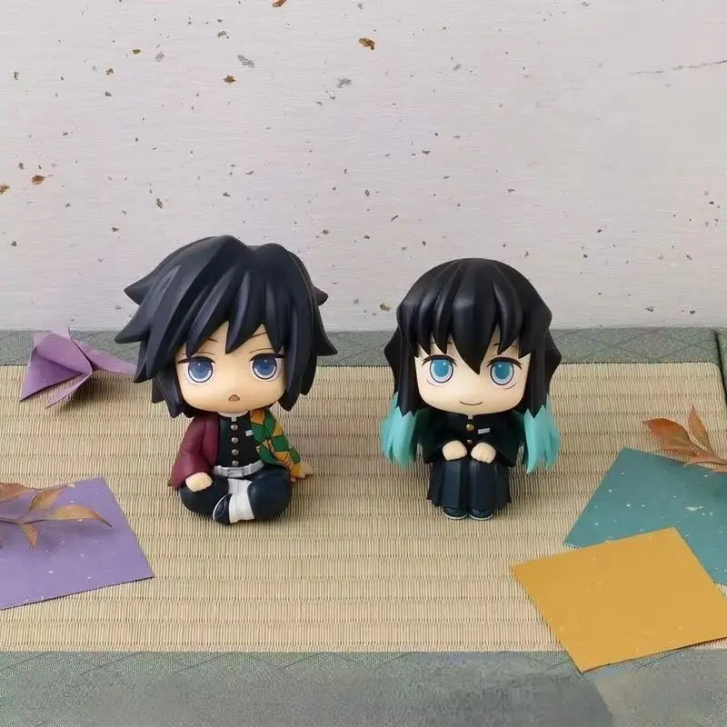 Hot Anime Figure - 10cm Tomioka Giyuu & Tokitou Muichirou Figurine Customized Statue Model Doll Collection Gifts