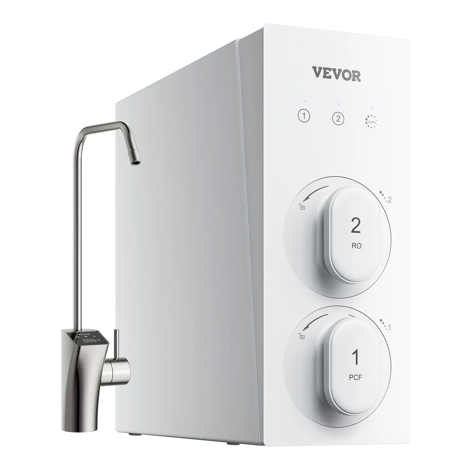 VEVOR Reverse Osmosis System 800 GPD 8-stage Tankless Under Sink Water Filter System