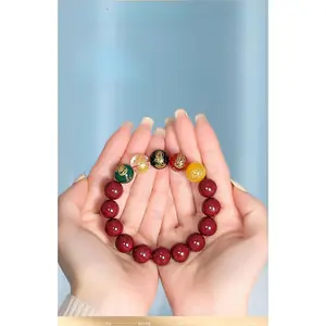 Couple's handstrings for men and women, decorative bracelets with a combination of colorful beads. A fashionable accessory that goes with any outfit.