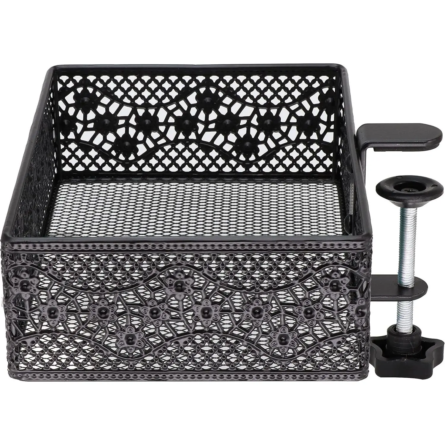 Under Desk Drawer, Clamp on Desk Organizer Under Table Hanging Desk Storage | Under desk organizer: clamp on desk drawer, under desk basket, hanging desk organizer, clamp on under table shelf, no-drill
