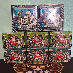SELECT / OPTIC PYT #580: (8x) 6x SELECT BLASTER BOXES / 2x OPTIC MEGA BOXES (JERSEY BOUNTY ACTIVE)