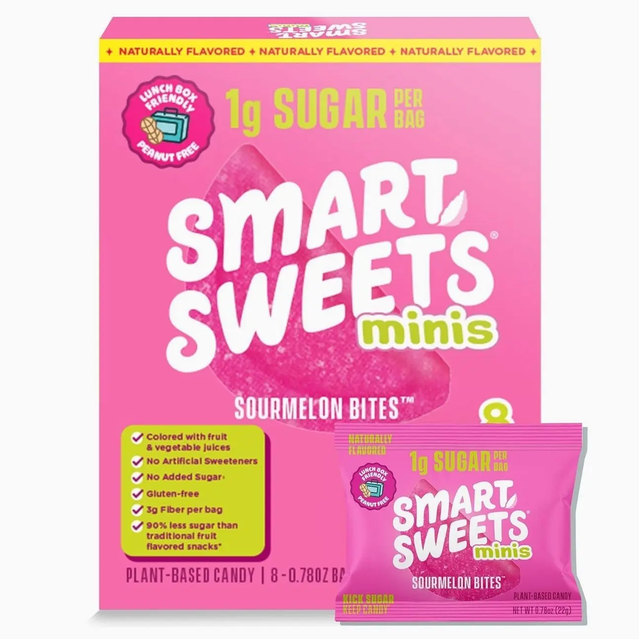 Smart Sweets Sourmelon Bites Multipack, 6.24 Ounce