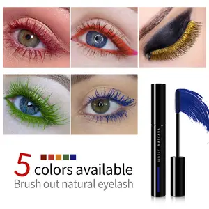 Vibely European and American Live Broadcast Hot Color Mascara Waterproof Not Smudge Thick Curl 4D Eyelash Base Cream