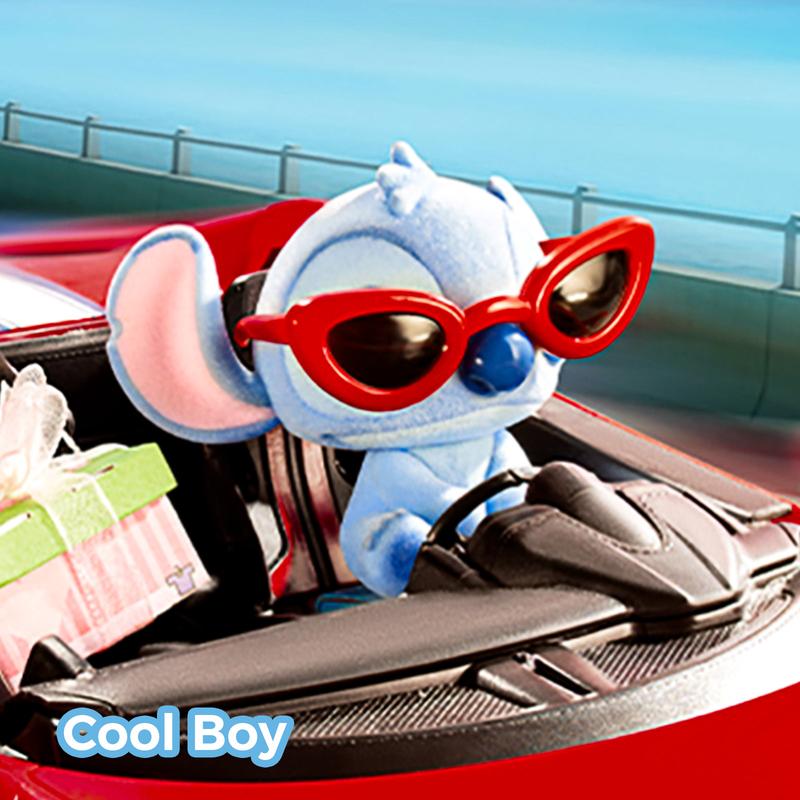 Disney Stitch Confession Series Flocking Blind Box Pendant - Lightweight and Huggable, Ideal for School, Shopping or Parties, Birthday Gift for Women and Teens