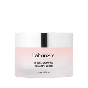 Laboreve PeachMicrobiome 10 EXOSOME Cream - Face Moisturizer with 10 Million Exosomes, 3% Niacinamide & 5% Squalane, Glass Skin Finish, Barrier Support Cream for Sensitive Skin, Korean Skincare (50ml, 1.69 fl oz)