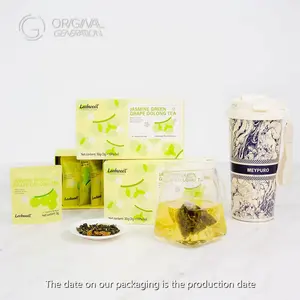 BOGO Jasmine Green Grape Oolong 2 Cartons 30g(3g x 10pcs)Tea Oolong Tea Jasmine Buds Greengrape 0 Fat 0 Sucrose