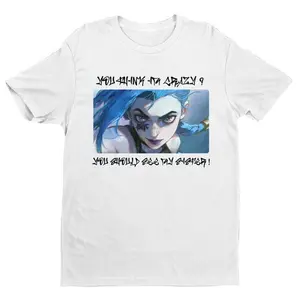Graphic Jinx Shirt, Jinx Arcane Shirt, Jinx Arcane Merch, League of Legends Shirt, LOL Shirt, Powder Shirt, Jinx Graffiti Shirt Gaming Shirt