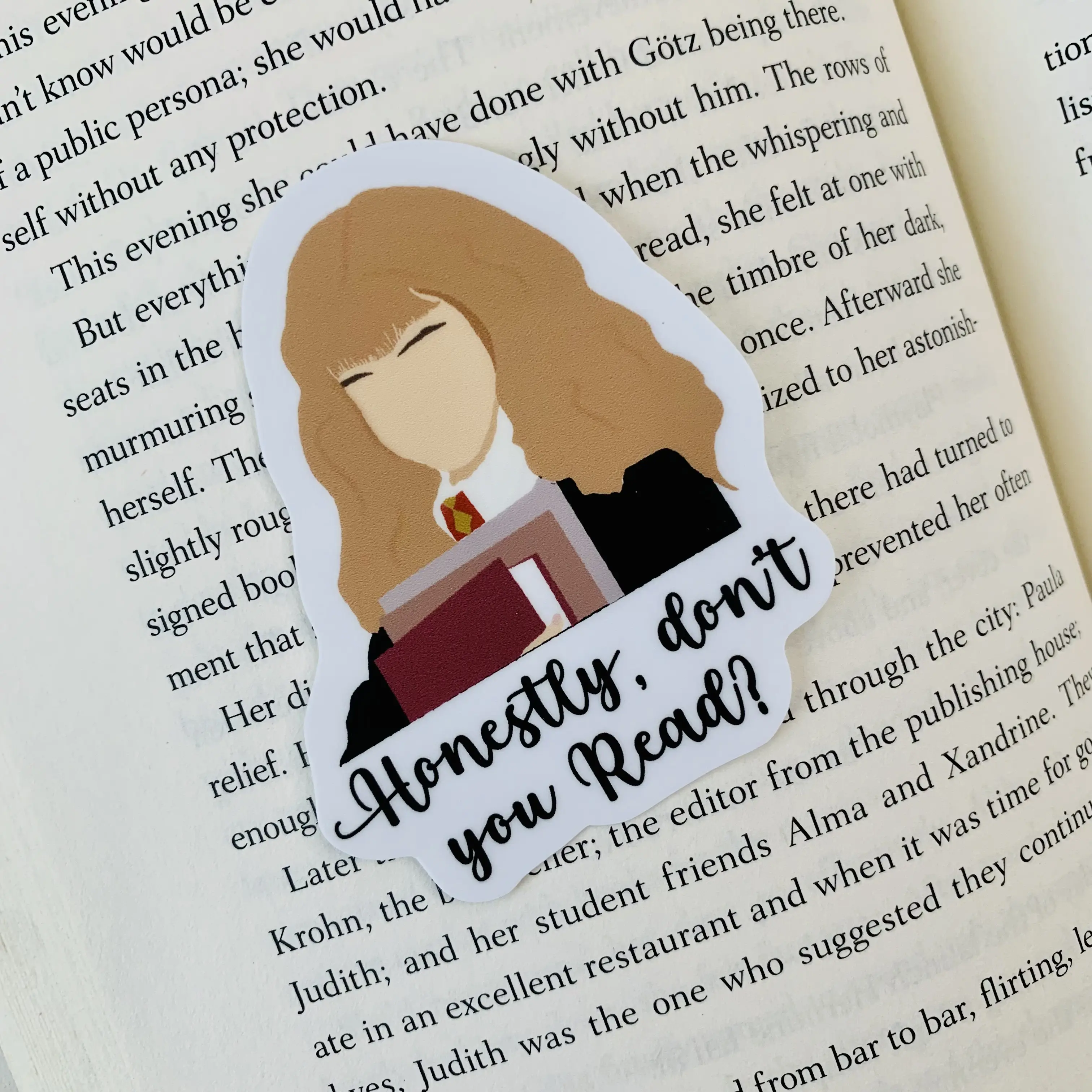 Bookworm witch Sticker Bookworm witch Sticker
