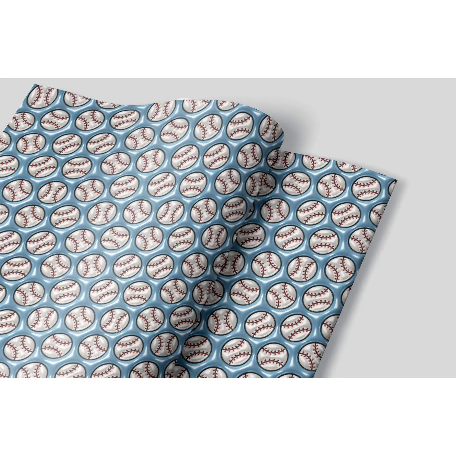Viola Grace Shop 3D Baseball Wrapping Paper for Gifts & Wrapping