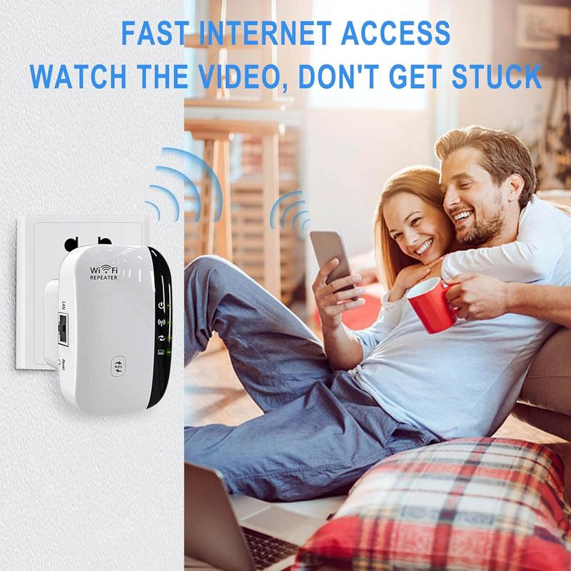 WiFi Extender, WiFi Extenders Signal Booster for Home Up to 5000 sq.ft and 50 Devices, WiFi Range Extender, Wireless Repeater, Long Range Amplifier with Ethernet Port, 1-Tap Setup, Alexa Compatible