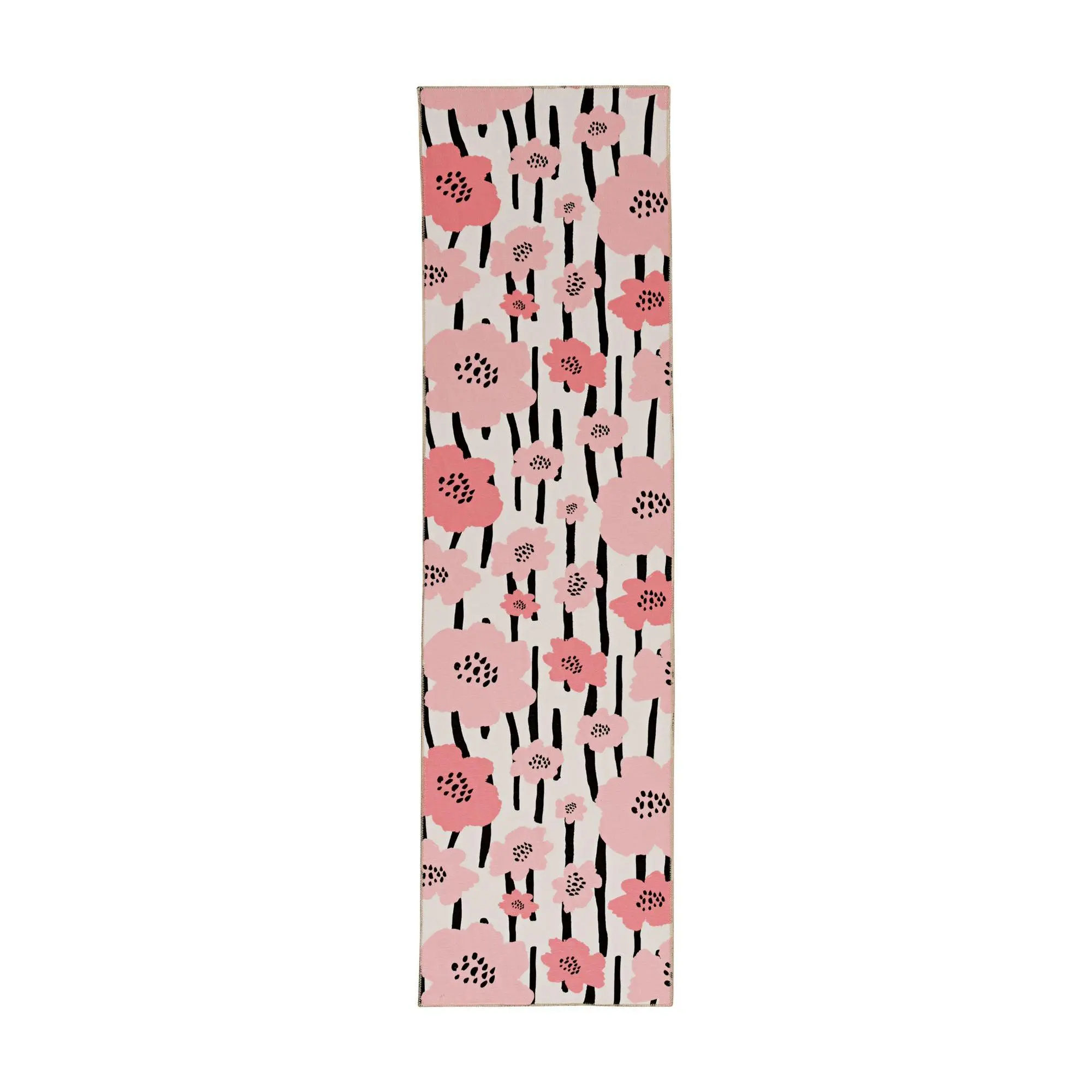 Linon Home Brisa 2'x8' Washable NonSlip Floral Print RunnerRug
