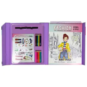 Style Me Up Fashion Stencil and Style Kids ArtKit