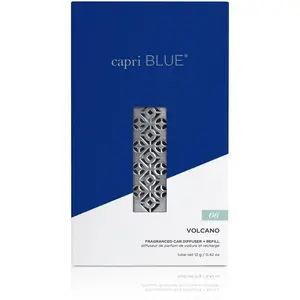 Fragranced Car Diffuser with Refills-Car Air Freshener Diffuser-Includes Tropical Fruit Scented Refills