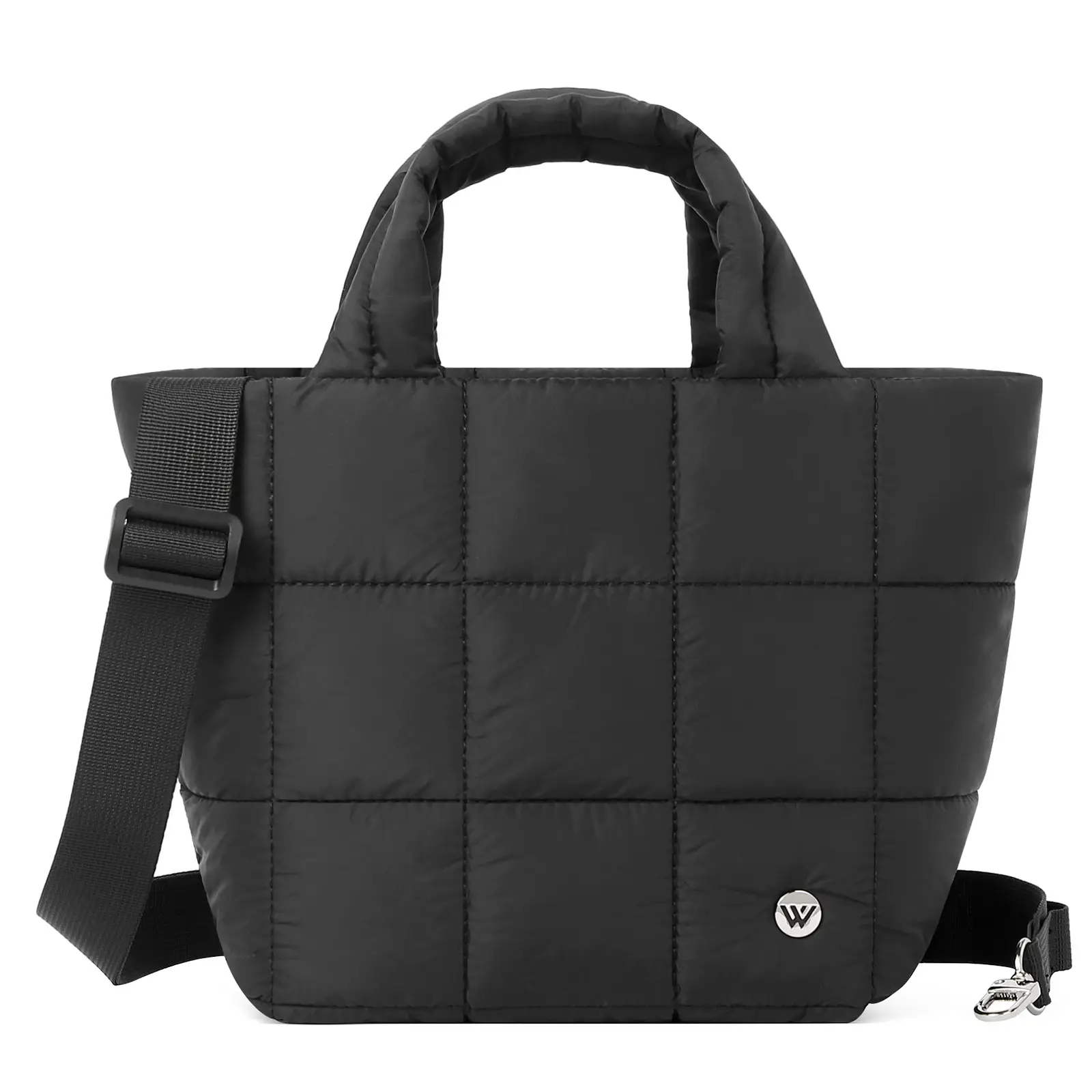 WESTBRONCO BACKTOSCHOOL lunch bag Puffer Crossbody Bag Quilted Purse k12 fashion Bags for Women with Adjustable Strap Nylon Shoulder Handbag gift idea