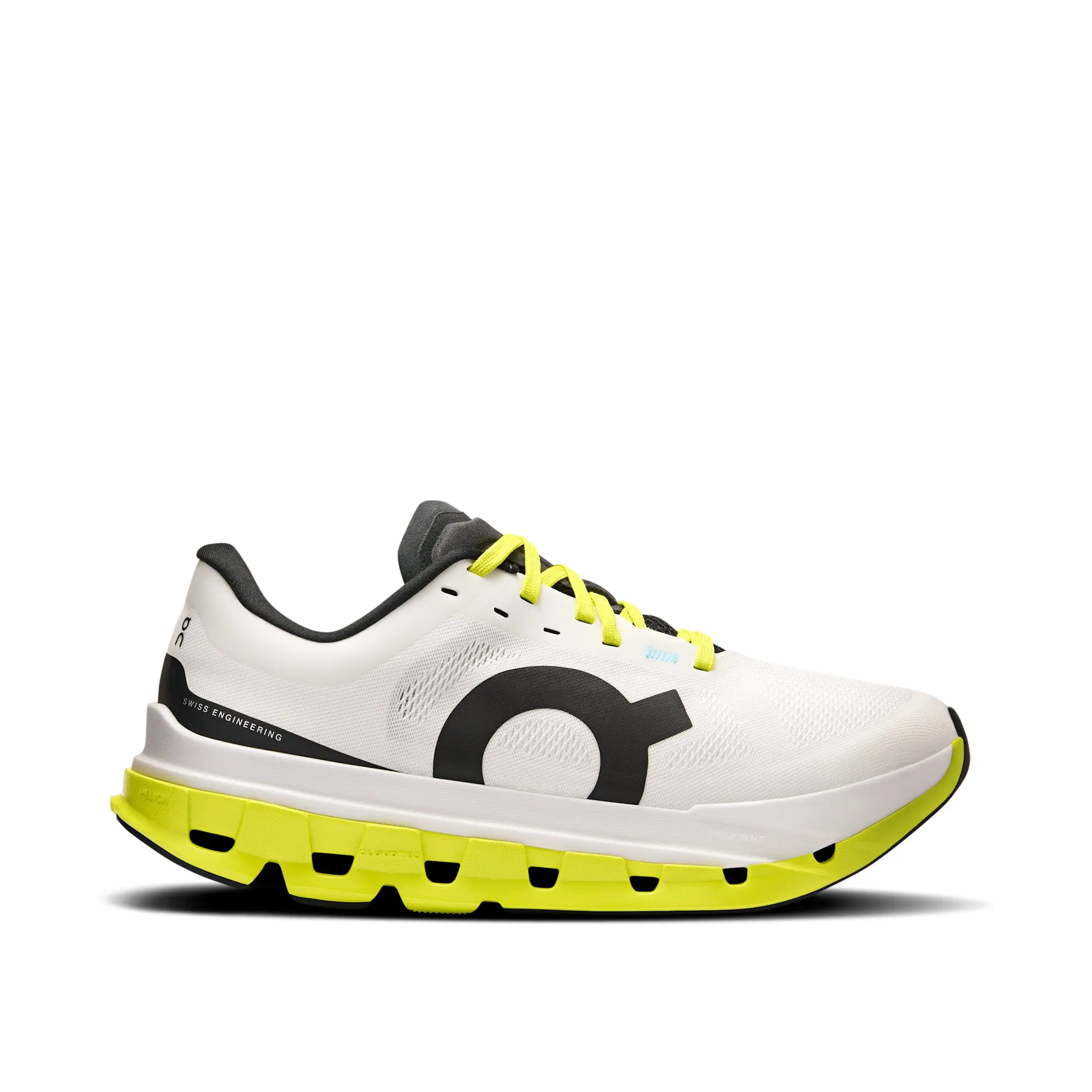 On Cloudflow 5 White Lime Women's Running Shoes 3WF10092929