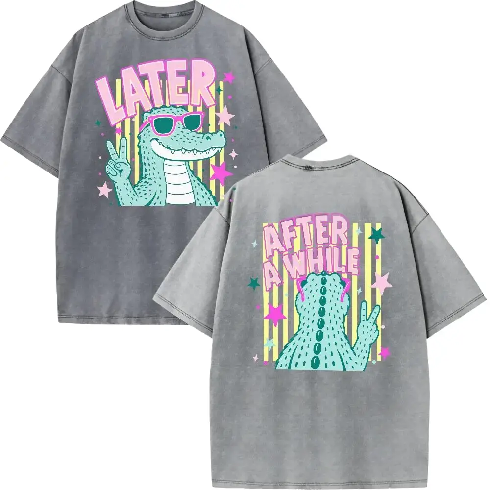 Later Alligator Shirt, After A While Crocodile, Funny Retro Gator Shirt, Cute Animal Shirts #     Animal #     TikTokMadeMeBuyIt #     TikTokShop Halloween Fashion