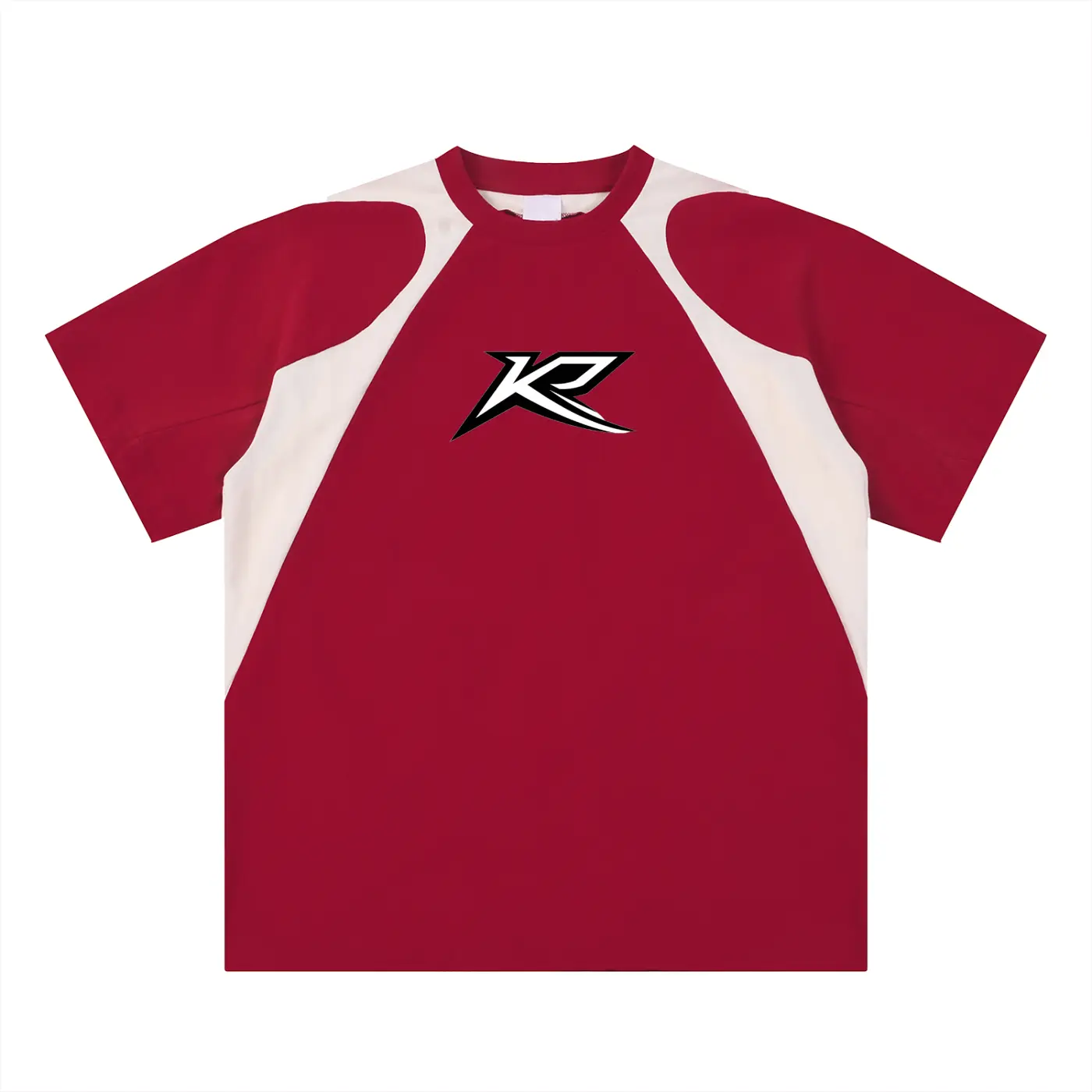 Jersey Panel Cotton T-Shirt