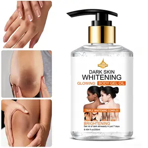 SUMIEANG Brightening Body Gel Oil 250ml | Brightens skin tone with a triple whitening complex + arbutin + niacinamide | Salicylic acid + Vitamin C, refreshing and non-sticky.