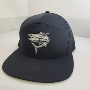 Saltwater Fishing Hat Water Resistant Perforated  DRI-Fit 7 panel Richardson Flat bill