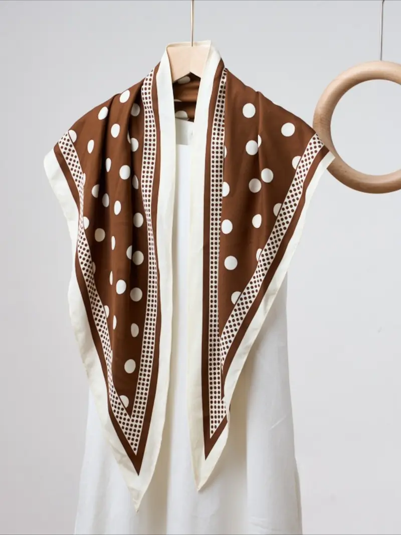 トップス BEEDEN DOTS SCARF NECK TOPS トップス BEEDEN DOTS SCARF NECK TOPS Polka Dot Scarf Detail Top