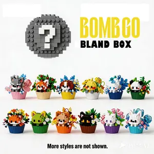 【BOMBGO 】Strress Relief, DIY accessories  Toys,Birthday Gift,Christmas Gift,Educational Building Blocks,Trend Decoration,Cool Gifts,Brick,Family Bonding BlackFriday Christmas