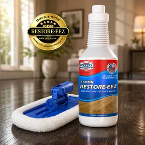 Clean-eez Floor Restorer & Polish w/applicator – Shine & Protect Wood, Vinyl, Laminate, Bamboo & More