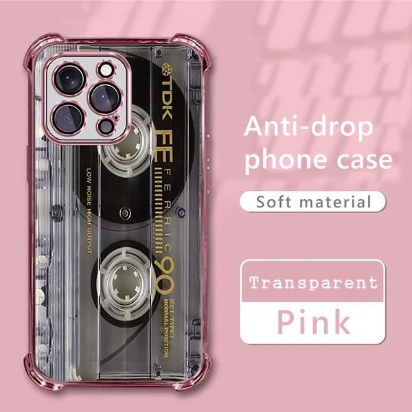 Retro Cassette Pattern Silicone Soft Phone Cases for iPhone17 Pro max Air 16 Plus 15 14 13 12 11 & Samsung Galaxy S26 S25 S24 S23 S22 S21 EDGE Ultra Plus FE Clear TPU Airbag Shockproof Protective Cover Gift For Birthday Thanksgiving Christmas Halloween Retro Cassette Pattern Silicone Soft Phone Cases for iPhone17 Pro max Air 16 Plus 15 14 13 12 11 & Samsung Galaxy S26 S25 S24 S23 S22 S21 EDGE Ultra Plus FE Clear TPU Airbag Shockproof Protective Cover Gift For Birthday Thanksgiving Christmas Halloween