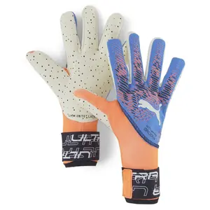 PUMA Mens Ultra Ultimate 1 Nc Goalkeeper Gloves Soccer Cleats  - Orange