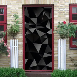 2 Modern Simple Geometric Triangle Wall Stickers Self Adhesive Removable PVC Material for Living Room Bedroom Wall Decor Home Art Creative Wall Decals with Stereo Effect Multiple Sizes Available